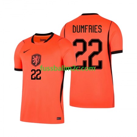 Fußballtrikots Niederlande Denzel Dumfries 22 Heim Trikotsatz WM 2026 Fußballtrikots Niederlande Denzel Dumfries 22 Heim Trikotsatz WM 2026